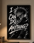 Jujutsu Kaisen Satoru Gojo "I Can Do Anything?" Anime Poster