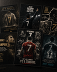 The Champion’s Standard: Iconic Football Motivation Premium Poster Collection (6-Piece Bundle)