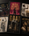 The Cricket Legend & Champion Mindset Premium Poster Collection (6-Piece Bundle)