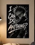 Jujutsu Kaisen Satoru Gojo "I Can Do Anything?" Anime Poster