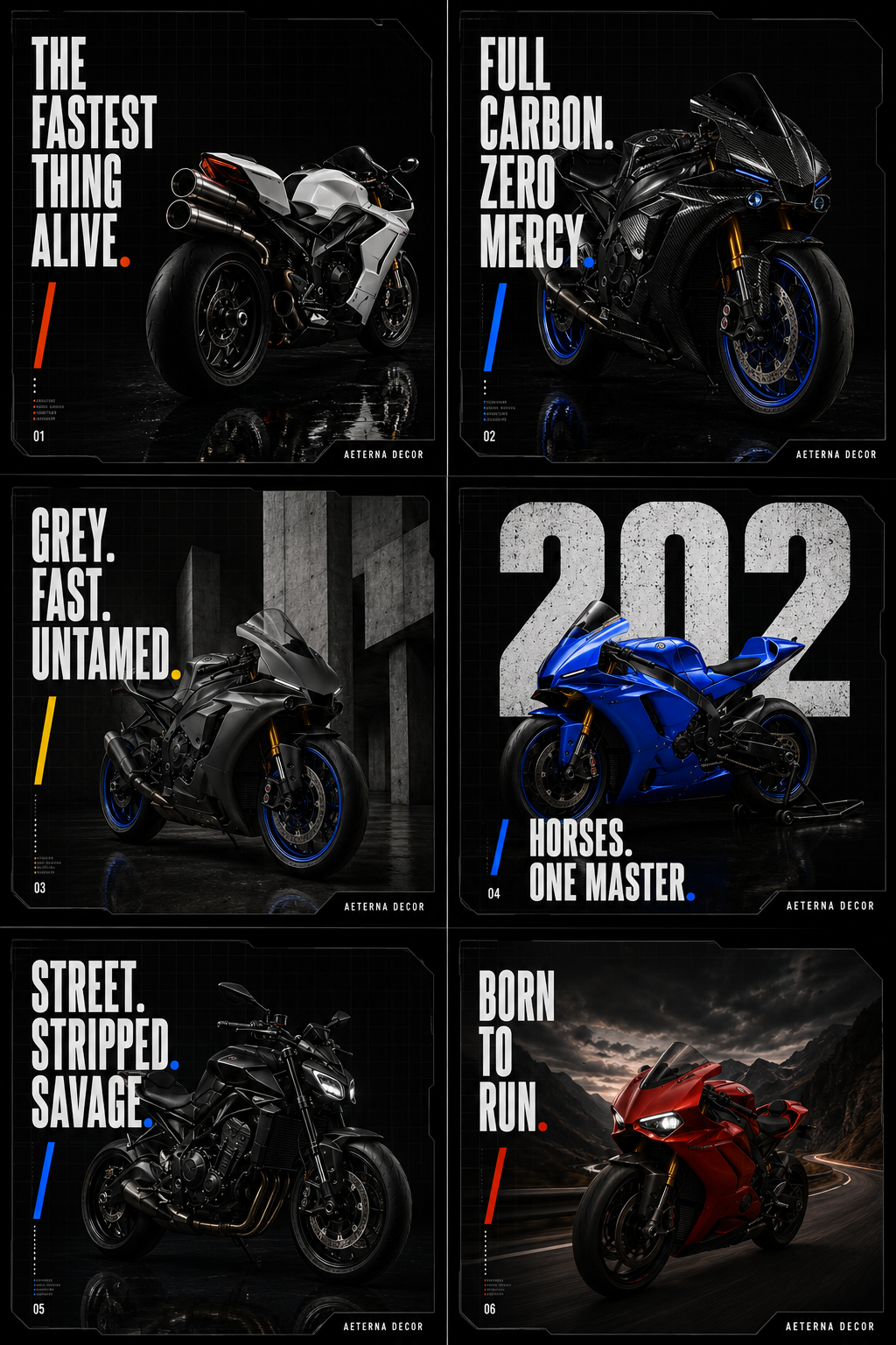 The Superbike PACK OF 6