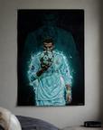 : IMMORTALIZED IN TEAL.