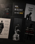 Elite Mindset & Discipline Motivational Poster Collection (6-Piece Bundle)