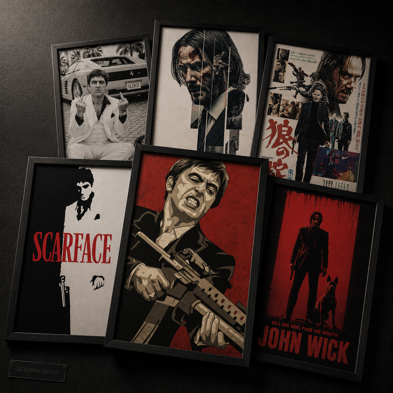 Icons of Cinema &amp; Action Legend Premium Poster Collection (6-Piece Bundle)