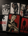 Icons of Cinema & Action Legend Premium Poster Collection (6-Piece Bundle)