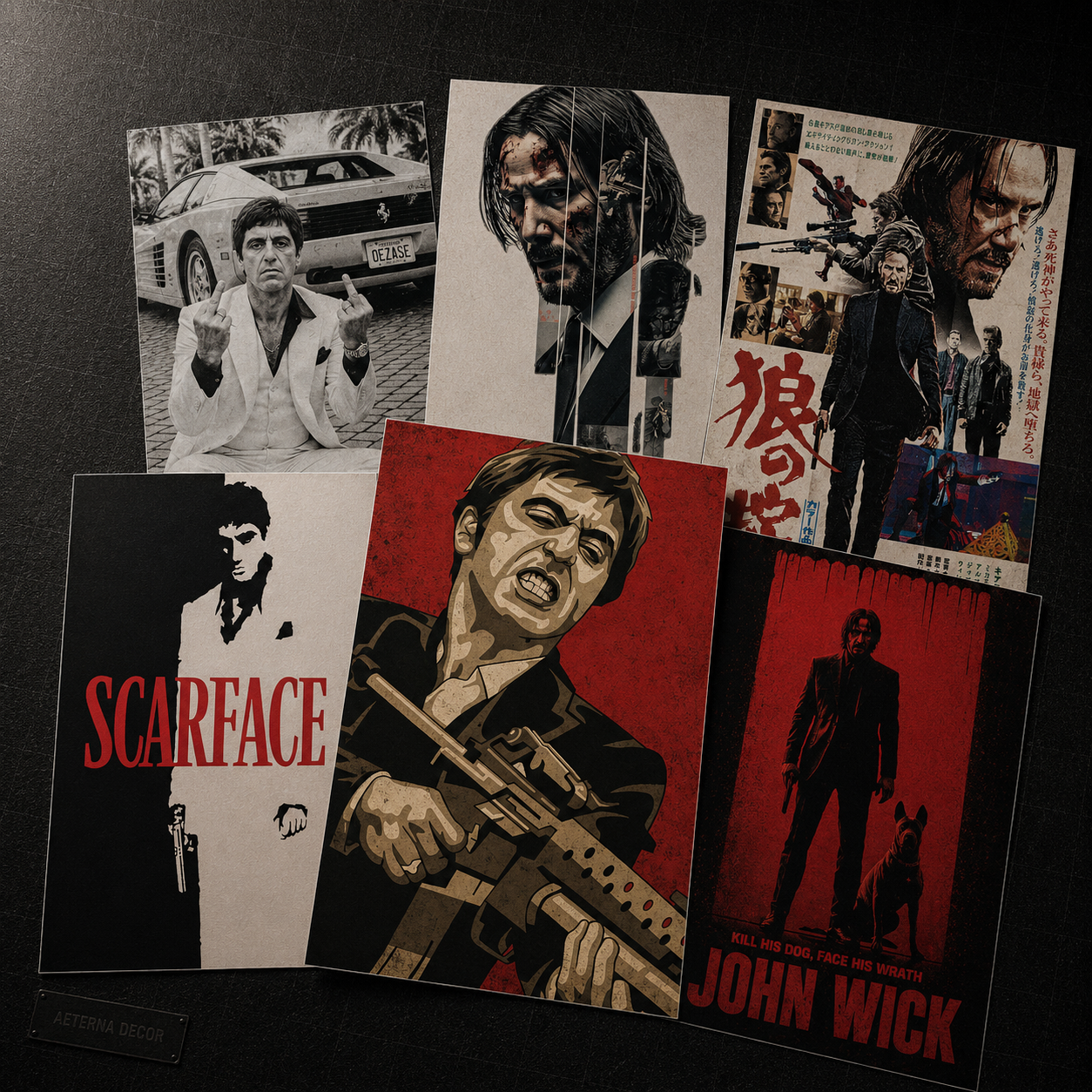 Icons of Cinema &amp; Action Legend Premium Poster Collection (6-Piece Bundle)